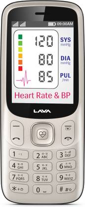 Lava Pulse Mobile Phone-With BP & Heart Rate Monitor