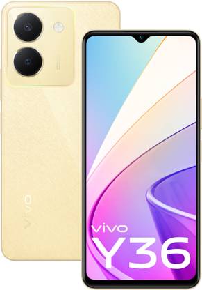 vivo Y36 (Vibrant Gold, 128 GB) (8 GB RAM) deal from flipkart