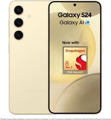 Samsung Galaxy S24 5G Snapdragon (Amber Yellow, 128 GB)