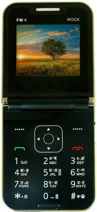 TOUCH 18 ROCK Z Flip Dual Sim |Keypad Mobile| With 2.4" Display |Flip|Fold| Call & SMS