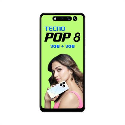 Tecno POP 8 (Mystery White, 64 GB)