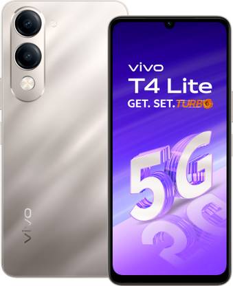 vivo T4 Lite 5G Charger in the Box (Titanium Gold, 256 GB)