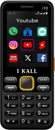 I Kall I10 Keypad Mobile 2.8" Display, 2500mAh Battery, Support - Facebook, Youtube