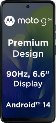 MOTOROLA G04 (Satin Blue, 64 GB)