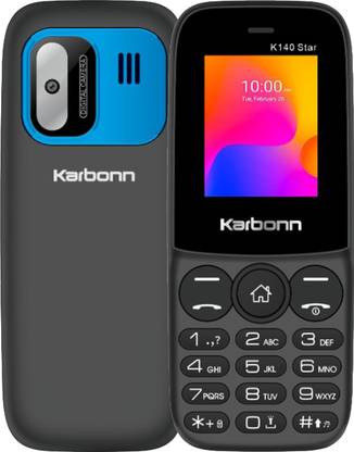KARBONN K140Star Dual SIM,Keypad Mobile 1.8" 1000mAh Battery Camera ExpandableUp to32GB