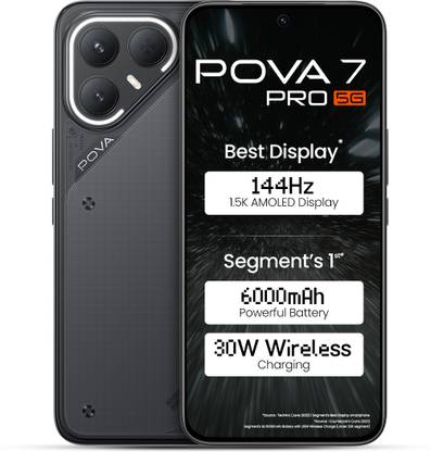 Tecno Pova 7 Pro 5G (Geek Black, 256 GB)
