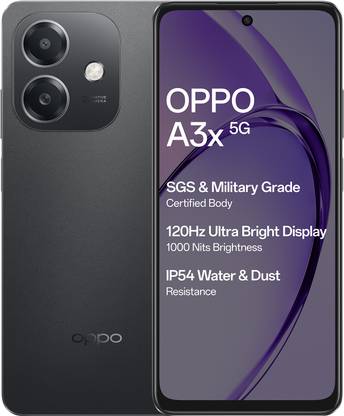 OPPO A3x 5G (Sparkle Black, 128 GB)