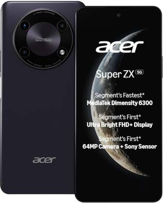Acer Super ZX 5G (Lunar Blue, 128 GB)