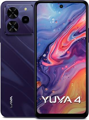 LAVA Yuva 4 (Glossy Purple, 128 GB)
