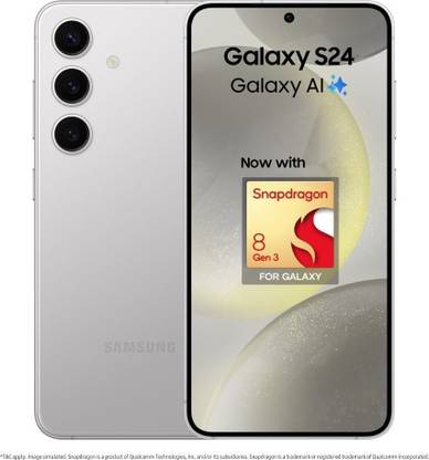 Samsung Galaxy S24 5G Snapdragon (Marble Gray, 128 GB)