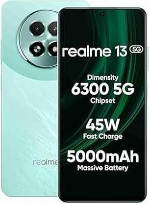 realme 13 5G Up to 18GB Dynamic RAM | AI Dual Camera | Dimensity 6300 Processor (Speed Green, 256 GB)