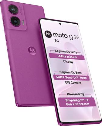 MOTOROLA G96 5G (Pantone Cattleya Orchid, 128 GB)