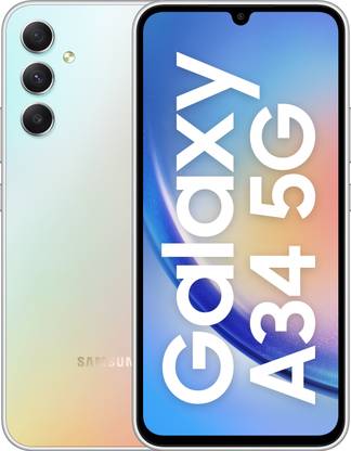 Samsung Galaxy A34 5G (Awesome Silver, 128 GB)