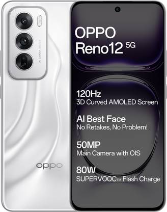 OPPO Reno 12 5G (Astro Silver, 256 GB)