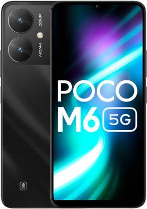 POCO M6 5G (Black 256 GB 8GB RAM) 6.74 50MP Dual Sim Unlocked Global  Version