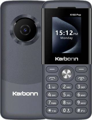 KARBONN K160Pop Dual SIM,Keypad Phone 1.8''LCD,1000mAh Battery,Camera,ExpandableUpto32GB