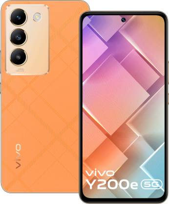 [For Selected Bank Credit and Debit Card] vivo Y200e 5G (Saffron Delight, 128 GB)  (6 GB RAM)