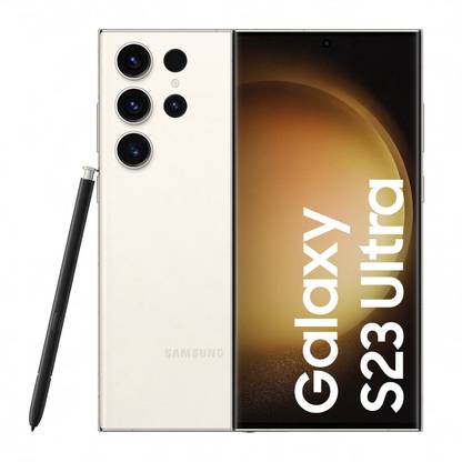 [For Card] SAMSUNG Galaxy S23 Ultra 5G (Cream, 256 GB)  (12 GB RAM)