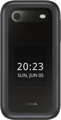 Nokia 2660 Flip 4G Volte Black keypad Mobile with Dual Sim & Screen, MP3 Player
