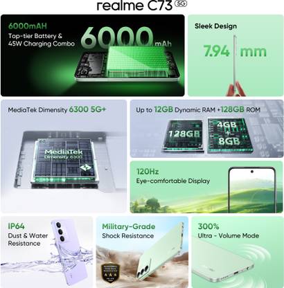 realme C73 5G (Jade Green, 128 GB)