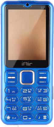 IAIR Basic Feature Dual Sim Mobile Phone with 2800mAh Battery, 2.4 inch Display Screen, 0.8 mp Camera in Twin Shade Colors (FPS20, Twin Blue)
