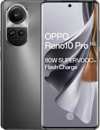 [For Select ICICI Bank Credit Card EMI] OPPO Reno10 Pro 5G (Silvery Grey, 256 GB)  (12 GB RAM)