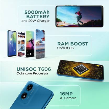 MOTOROLA G04 (Satin Blue, 64 GB)