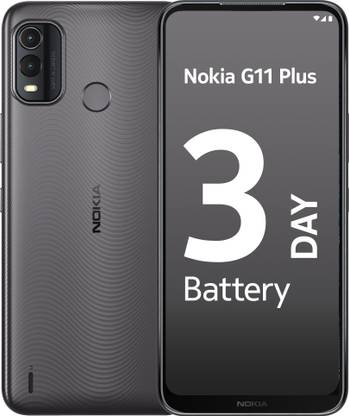 Nokia G11 Plus DS 50MP Camera, 8MP+2MP Dual Front Camera (Grey, 64 GB)