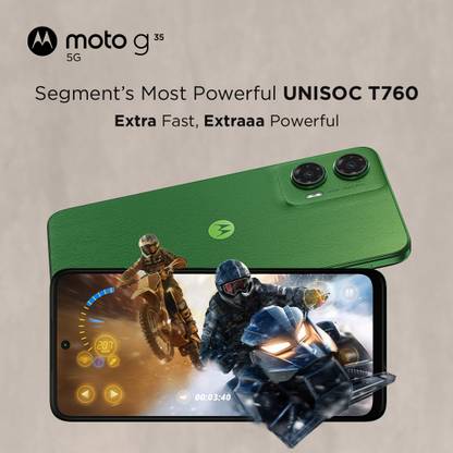 MOTOROLA g35 5G (Leaf Green, 128 GB)