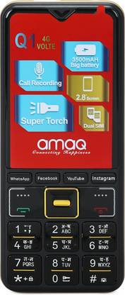 amaq 4G/VOLTE supported Dual Sim, Touch and Keypad mobile