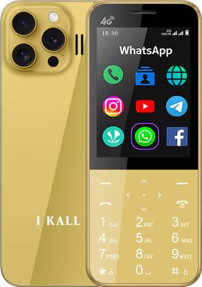 I Kall I1 NEW TOUCH & TYPE PHONE 2.4 INCH (Golden, 16.0 GB)