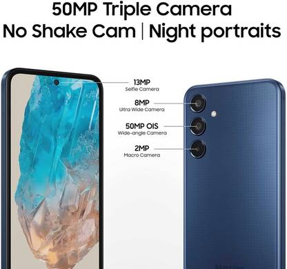 SAMSUNG Galaxy M35 5G (DayBreak Blue, 128 GB)