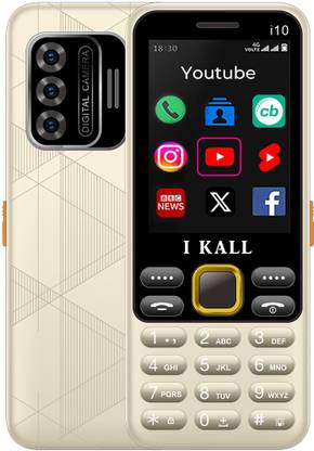 I Kall I10 Keypad Mobile 2.8" Display, 2500mAh Battery, Support - Facebook, Youtube