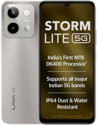 LAVA Storm Lite 5G (Cosmic Titanium, 128 GB)