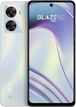 LAVA Blaze Pro 5G with Dual Sim|50MP Rear Camera|5000 mAh Battery|Expandable Upto 1TB (Radiant Pearl, 128 GB)