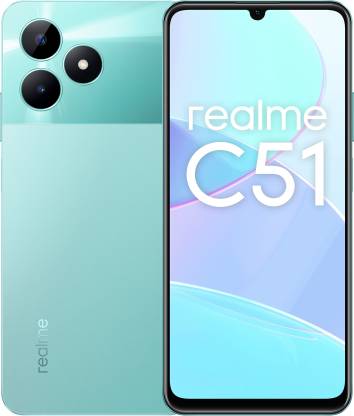 [For HDFC/SBI/ICICI Card] realme C51 (Mint Green, 64 GB)  (4 GB RAM)