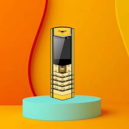 Snectian V1 Signature Gold Dragon Luxury Mobile Sim Keypad| with 1.8" Display