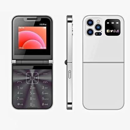 Fuziqra Rock Z Flip Dual Sim |Keypad Mobile| with 2.4" Display Call & SMS Indicator