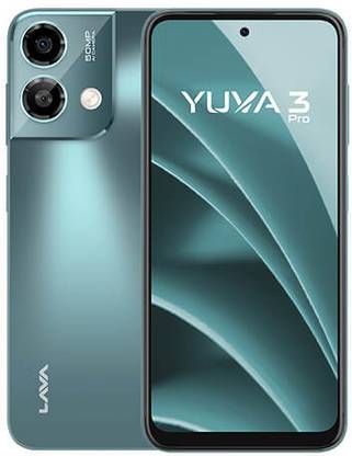 LAVA Yuva 3PRO DS with Premium Glass Back Design|5000 mAh Battery|Expandable Upto 1TB (Forest Viridian, 128 GB)