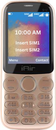 IAIR S12 Dual Sim Keypad Phone | 2800 mAH Battery & Big 2.4 Inch Display