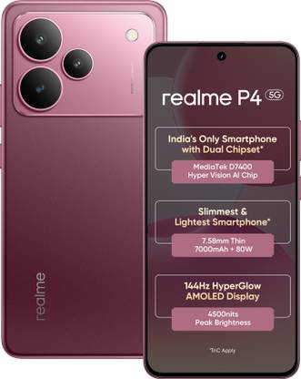 realme P4 5G (Forge Red, 128 GB)