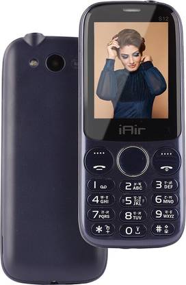 IAIR S12 Dual Sim Keypad Phone | 2800 mAH Battery & Big 2.4 Inch Display