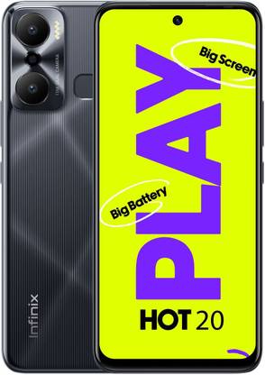 [For Flipkart Axis Bank Card] Infinix HOT 20 Play (Racing Black, 64 GB)  (4 GB RAM)