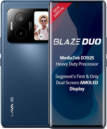 LAVA Blaze Duo (Celestial Blue, 128 GB)