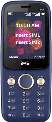IAIR S10 Dual Sim Keypad Mobile Phone|2.4 Inch Big Display|2800 mAH Powerful Battery