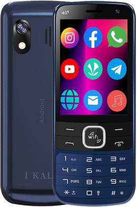 I Kall K555 TOUCH AND TYPE Phone (Blue, 16 GB)