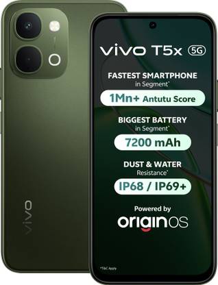 vivo T5x 5G (Cosmic Green, 128 GB)