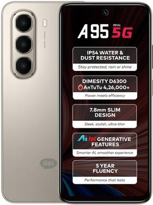 itel A95 5G+ (Clax Titanium, 128 GB)
