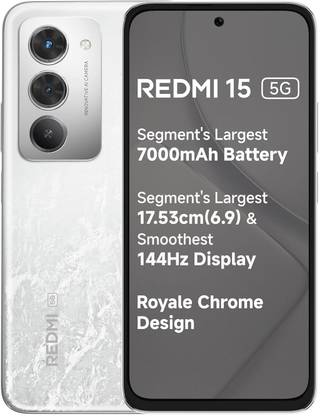 REDMI 15 5G (Frosted White, 128 GB)