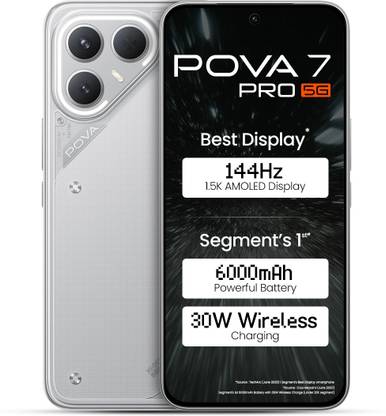 Tecno Pova 7 Pro 5G (Dynamic Grey, 128 GB)